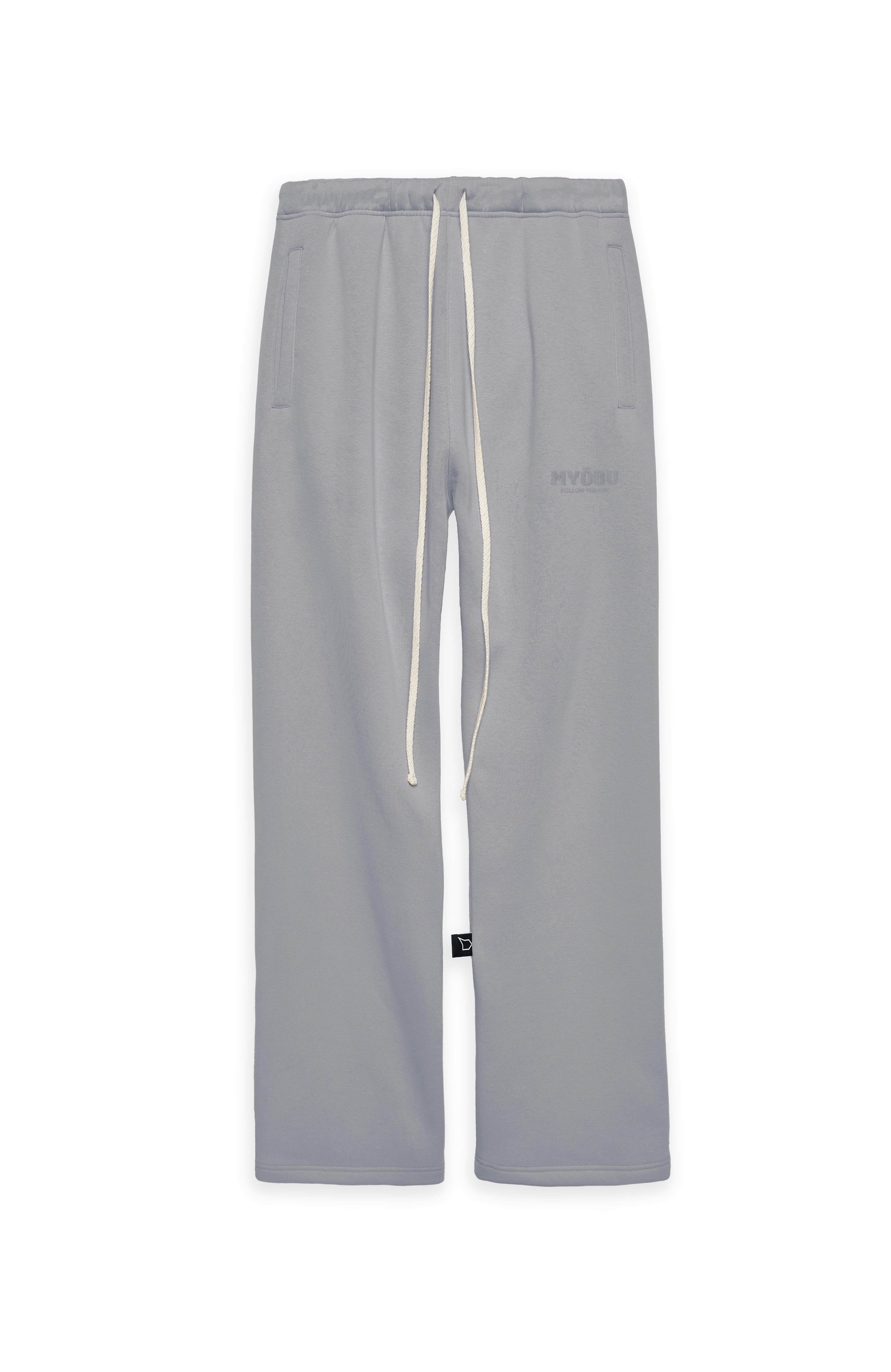 MYŌBU GREY MELANGE RELAXED SWEATPANTS