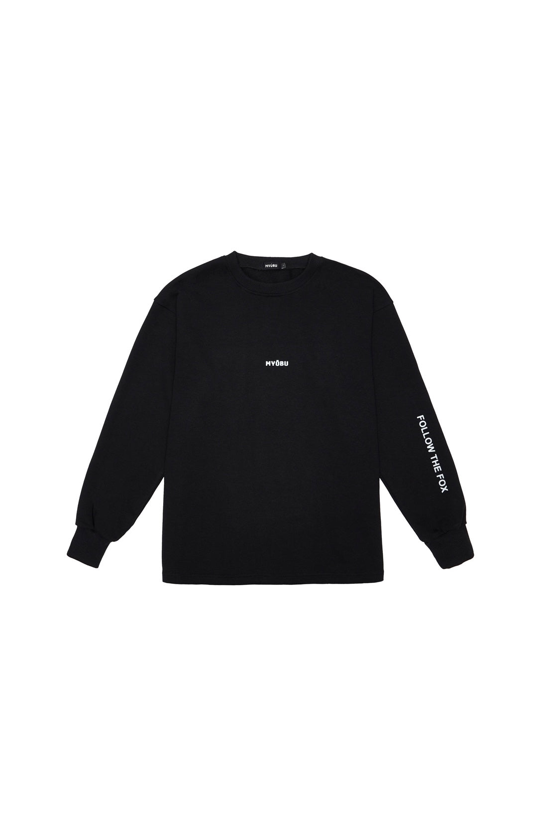 MYŌBU THE FOX BLACK CREWNECK