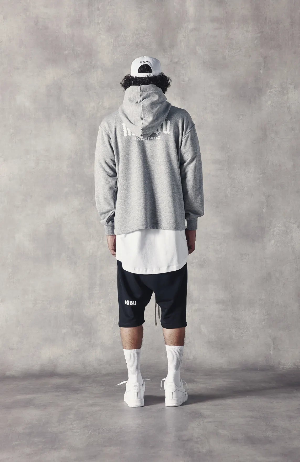 MYŌBU GREY RELAXED HOODIE