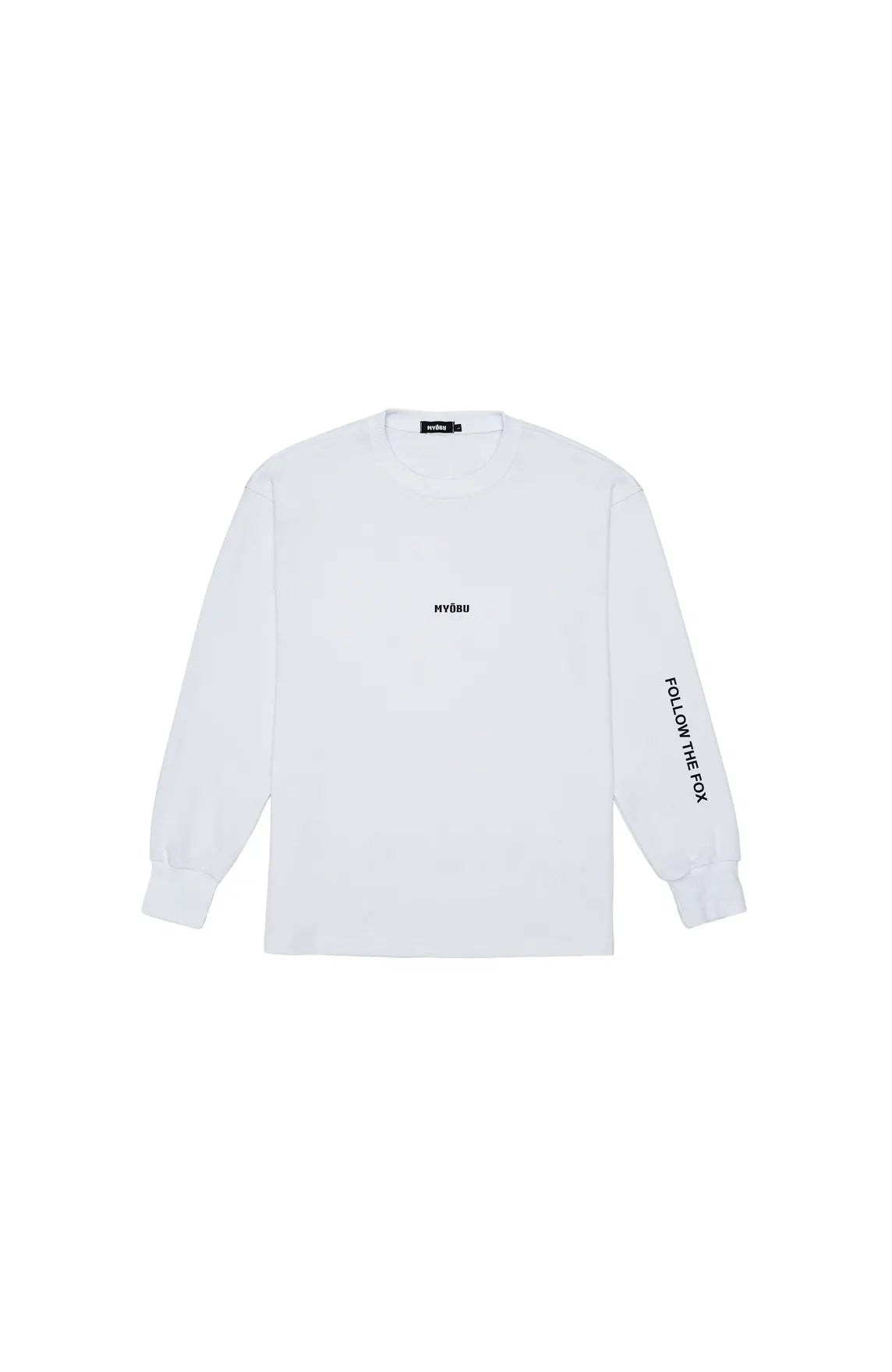 MYŌBU THE FOX WHITE CREWNECK
