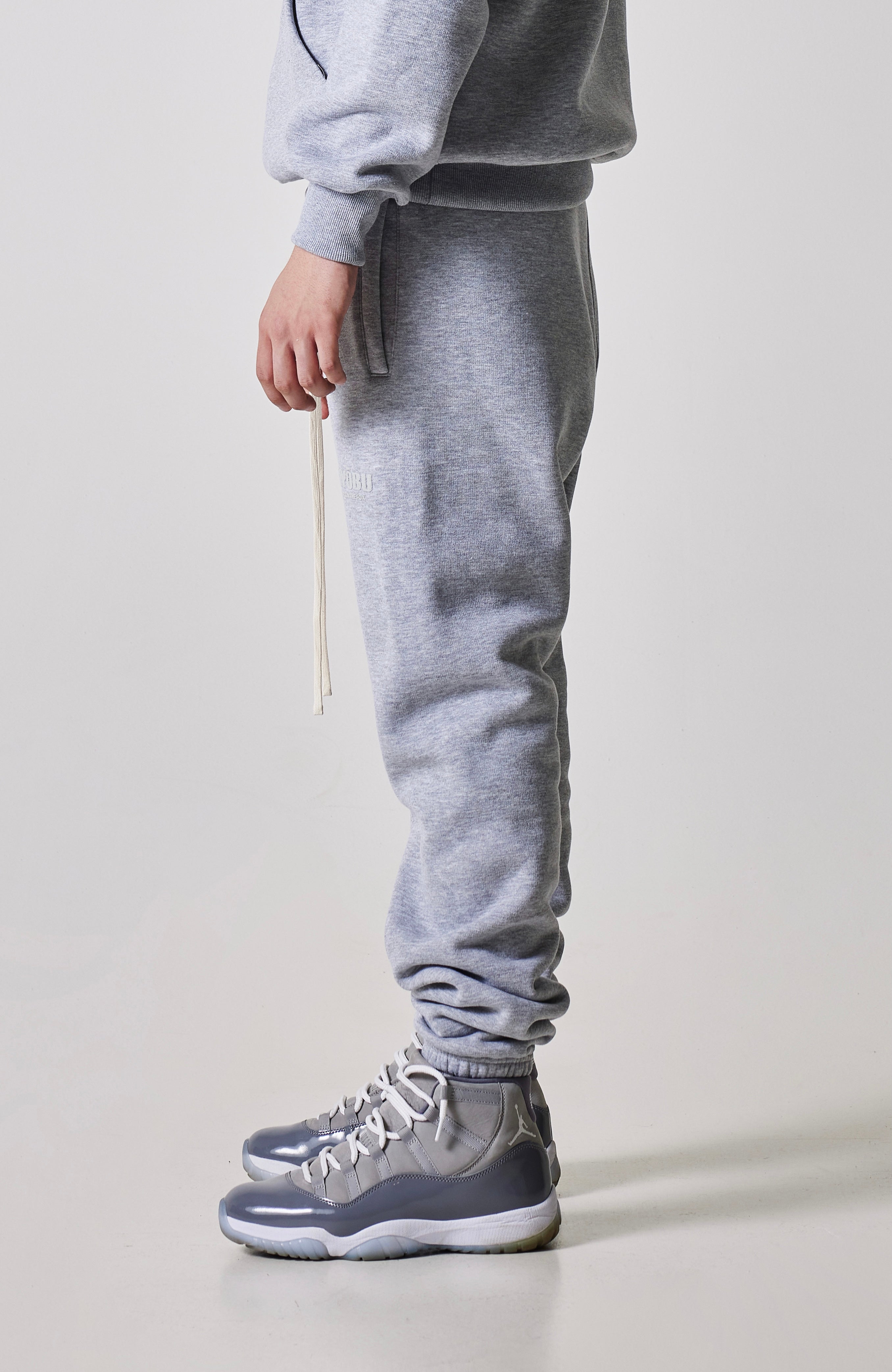 MYŌBU GREY MELANGE SWEATPANTS